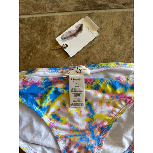 Jessica Simpson Hipster Swim Bottom Spritz Multi Size Large - Picture 4 of 5